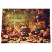 Erstellen Sie Ihre eigenen romantischen Weihnachts Große Geschenktüte (Vorderseite)