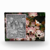 Erstellen Sie Ihre eigenen rosa afrikanischen Dais Fotoblock (Vorderseite)