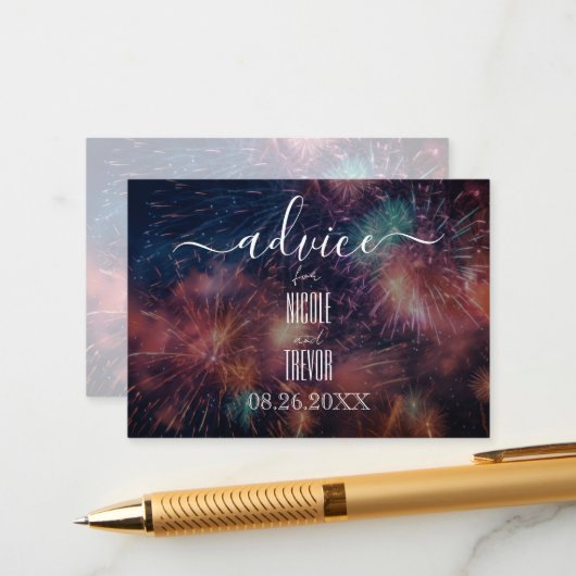 Erstellen Sie Ihre eigenen rosa blauen roten Firew Hinweiskarte (Vorderseite/Rückseite Beispiel)