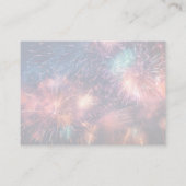 Erstellen Sie Ihre eigenen rosa blauen roten Firew Hinweiskarte (Rückseite)