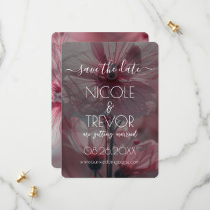 Erstellen Sie Ihre eigenen - rosa, durchsichtige B Save The Date