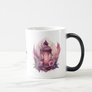 Erstellen Sie Ihre eigenen rosa Laterne und Rose Verwandlungstasse