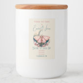 Erstellen Sie Ihre eigenen rosa Mondmotten und Blu Lebensmitteletikett (Vorderseite)