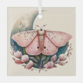 Erstellen Sie Ihre eigenen rosa Mondmotten und Blu Ornament Aus Glas