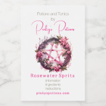 Erstellen Sie Ihre eigenen rosa Pentagramm Blume A