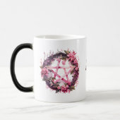 Erstellen Sie Ihre eigenen rosa Pentagramm-Blume Verwandlungstasse (Links)