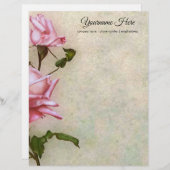 Erstellen Sie Ihre eigenen rosa Rosen (Vorne/Hinten)