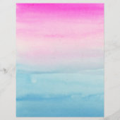 Erstellen Sie Ihre eigenen rosa und blauen Ombre Flyer (Hinten)