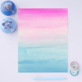 Erstellen Sie Ihre eigenen rosa und blauen Ombre Flyer (Einzeln)