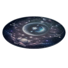 Erstellen Sie Ihre eigenen rosa Wolken und Silberm Schneidebrett