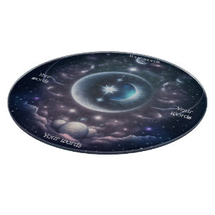 Erstellen Sie Ihre eigenen rosa Wolken und Silberm Schneidebrett