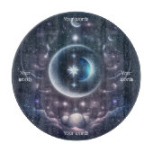 Erstellen Sie Ihre eigenen rosa Wolken und Silberm Schneidebrett (Vorderseite)