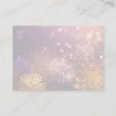 Erstellen Sie Ihre eigenen rosafarbenen Orangenfeu Hinweiskarte (Rückseite)