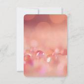 Erstellen Sie Ihre eigenen rosafarbenen Perlen Bok RSVP Karte (Rückseite)