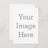 8,9 cm x 12,7 cm Antwortkarte (Vorne/Hinten)