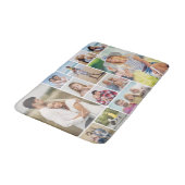 Erstellen Sie Ihre eigenen Rundecken 12 FotoCollag Badematte (Schrägansicht)