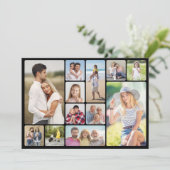 Erstellen Sie Ihre eigenen Rundecken 12 FotoCollag Karte (Stehend Vorderseite)