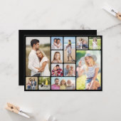 Erstellen Sie Ihre eigenen Rundecken 12 FotoCollag Karte (Vorderseite/Rückseite Beispiel)