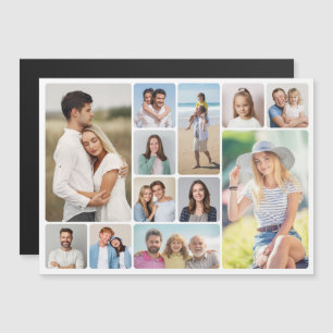 Erstellen Sie Ihre eigenen Rundecken 12 FotoCollag Magnetkarte