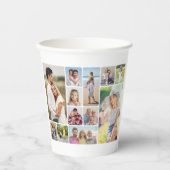 Erstellen Sie Ihre eigenen Rundecken 12 FotoCollag Pappbecher (Vorderseite)