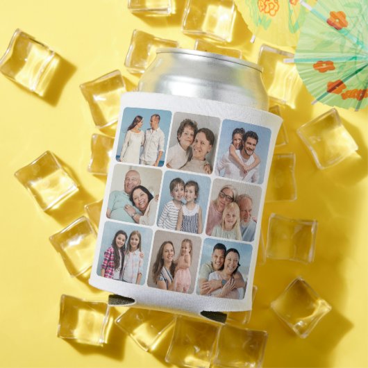 Erstellen Sie Ihre eigenen Rundecken 9 FotoCollage Dosenkühler (In Situ Sommer)
