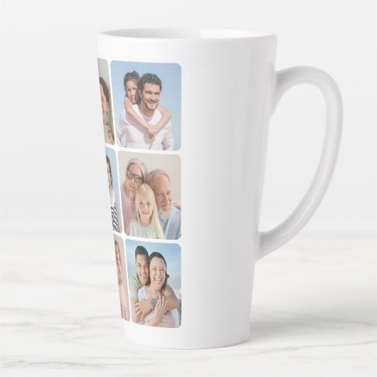 Erstellen Sie Ihre eigenen Rundecken 9 FotoCollage Milchtasse (Rechts)