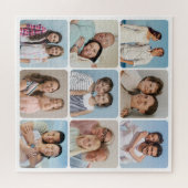 Erstellen Sie Ihre eigenen Rundecken 9 FotoCollage Puzzle (Horizontal)