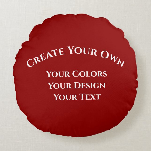 Erstellen Sie Ihre eigenen Rundes Kissen (Vorderseite)
