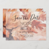 Erstellen Sie Ihre eigenen - Rustikale Herbstblätt Save The Date (Vorne/Hinten)