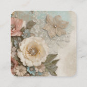 Erstellen Sie Ihre eigenen rustikalen Shabby Chic  Begleitkarte (Rückseite)