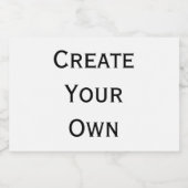 Erstellen Sie Ihre eigenen Schaumweinetikett (Einzelnes Label)