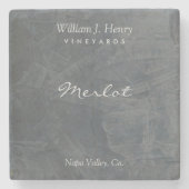 Erstellen Sie Ihre eigenen Schieferstein Untersetz Steinuntersetzer (Vorderseite)