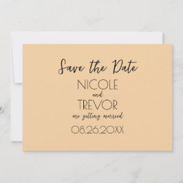 Erstellen Sie Ihre eigenen - Schlicht Minimalistis Save The Date