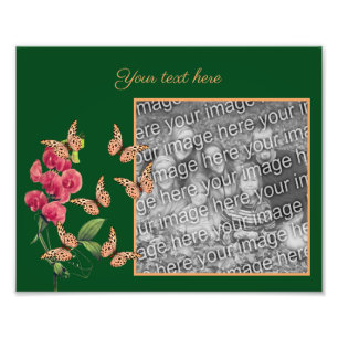 Erstellen Sie Ihre eigenen Schmetterlinge und Blum Fotodruck