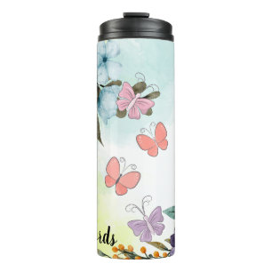 Erstellen Sie Ihre eigenen Schmetterlinge und Wild Thermosbecher