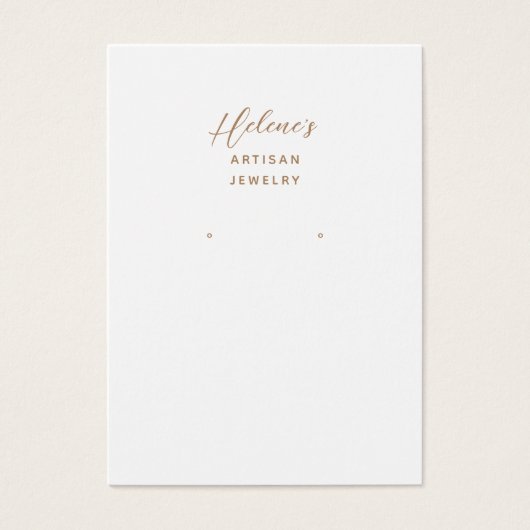 Erstellen Sie Ihre eigenen Schmuck-Earring-Display (Vorderseite)