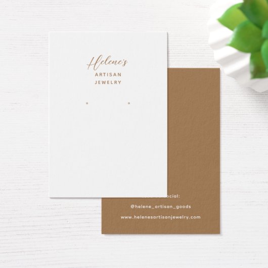 Erstellen Sie Ihre eigenen Schmuck-Earring-Display (Schreibtisch)