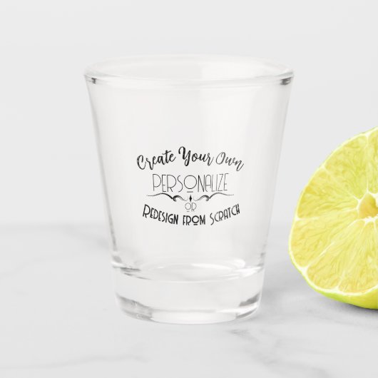 Erstellen Sie Ihre eigenen Schnapsglas (Vorderseite)