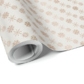 Erstellen Sie Ihre eigenen Schneeflocken und Gold Geschenkpapier (Rolleneckpunkt)