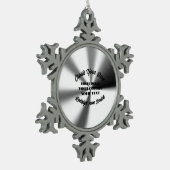 Erstellen Sie Ihre eigenen Schneeflocken Zinn-Ornament (Links)