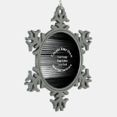 Erstellen Sie Ihre eigenen Schneeflocken Zinn-Ornament (Links)