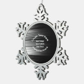 Erstellen Sie Ihre eigenen Schneeflocken Zinn-Ornament (Rechts)