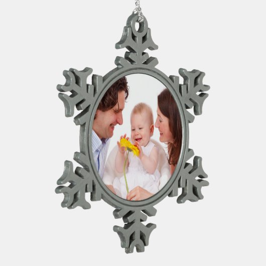 Erstellen Sie Ihre eigenen Schneeflocken Zinn-Ornament (Links)