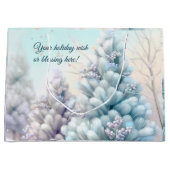 Erstellen Sie Ihre eigenen schneesicheren, flausch Große Geschenktüte (Vorderseite)