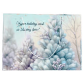 Erstellen Sie Ihre eigenen schneesicheren, flausch Große Geschenktüte (Rückseite)