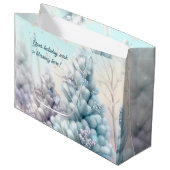 Erstellen Sie Ihre eigenen schneesicheren, flausch Große Geschenktüte (Vorderseite Schrägansicht)