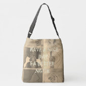 Erstellen Sie Ihre eigenen schönen phantastisch ha Tragetaschen Mit Langen Trägern (Rückseite)