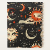 Erstellen Sie Ihre eigenen schwarzen Orangen Himme Planer (Rückseite)