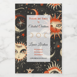 Erstellen Sie Ihre eigenen schwarzen Orangen Himme Weinetikett