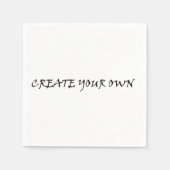 Erstellen Sie Ihre eigenen Serviette (Vorderseite)